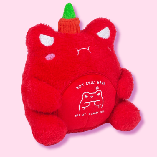 Grumpy Kawaii Hot Chili Wawa Plush - OVERRATED