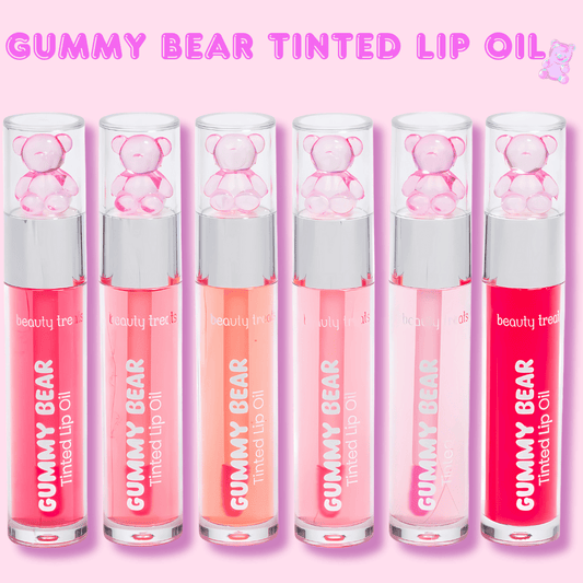 Korean tinted lip oil gummy bear glossy nourishing formula - Overrated Korean Beauty & More