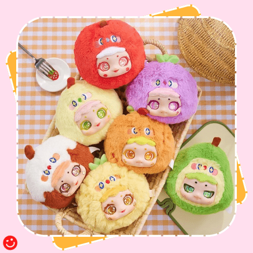 Guoran Xile Fruit Joy Plush Keychain Blind Box - OVERRATED