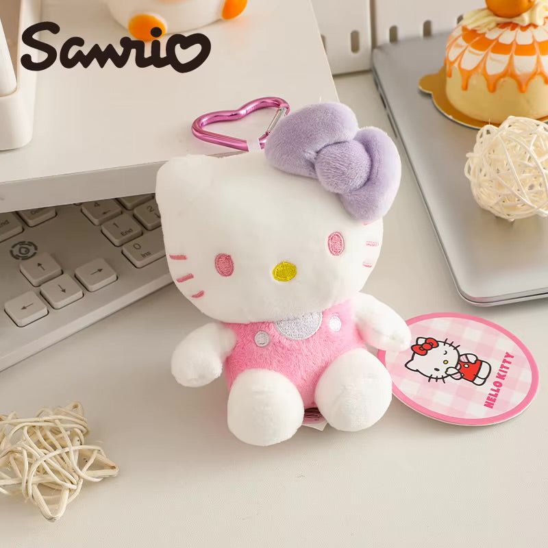H. K. Lavender Bow Plush Keychain - OVERRATED