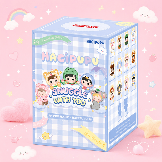 HACIPUPU blind box Snuggle With You Series figure front display - Overrated Korean Beauty & More