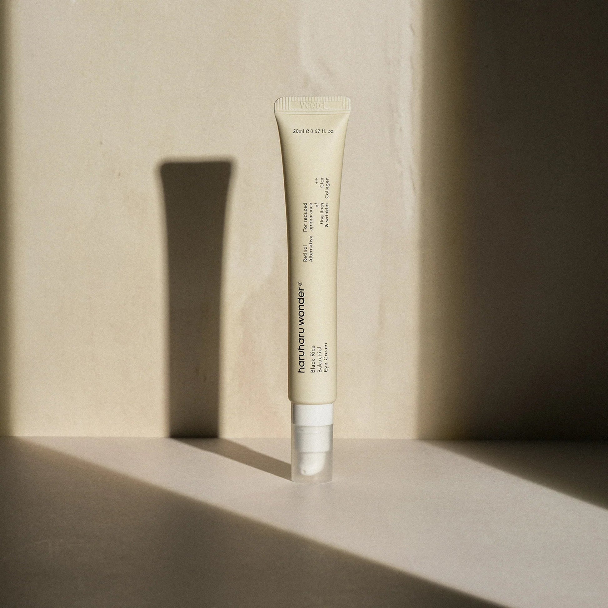 Haruharu Wonder black rice eye cream Bakuchiol 20ml bottle - Overrated Korean Beauty & More