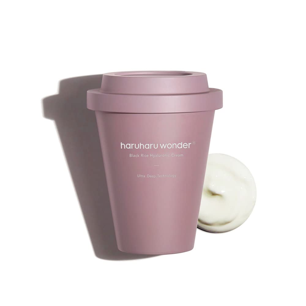 Black rice hyaluronic cream Haruharu Wonder lightweight bright skin 90ml - Overrated Korean Beauty & More