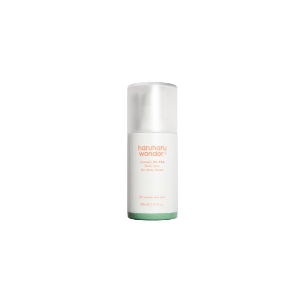 Haruharu WONDER dark spot serum with centella and TXA ingredients side packaging - Overrated Korean Beauty & More