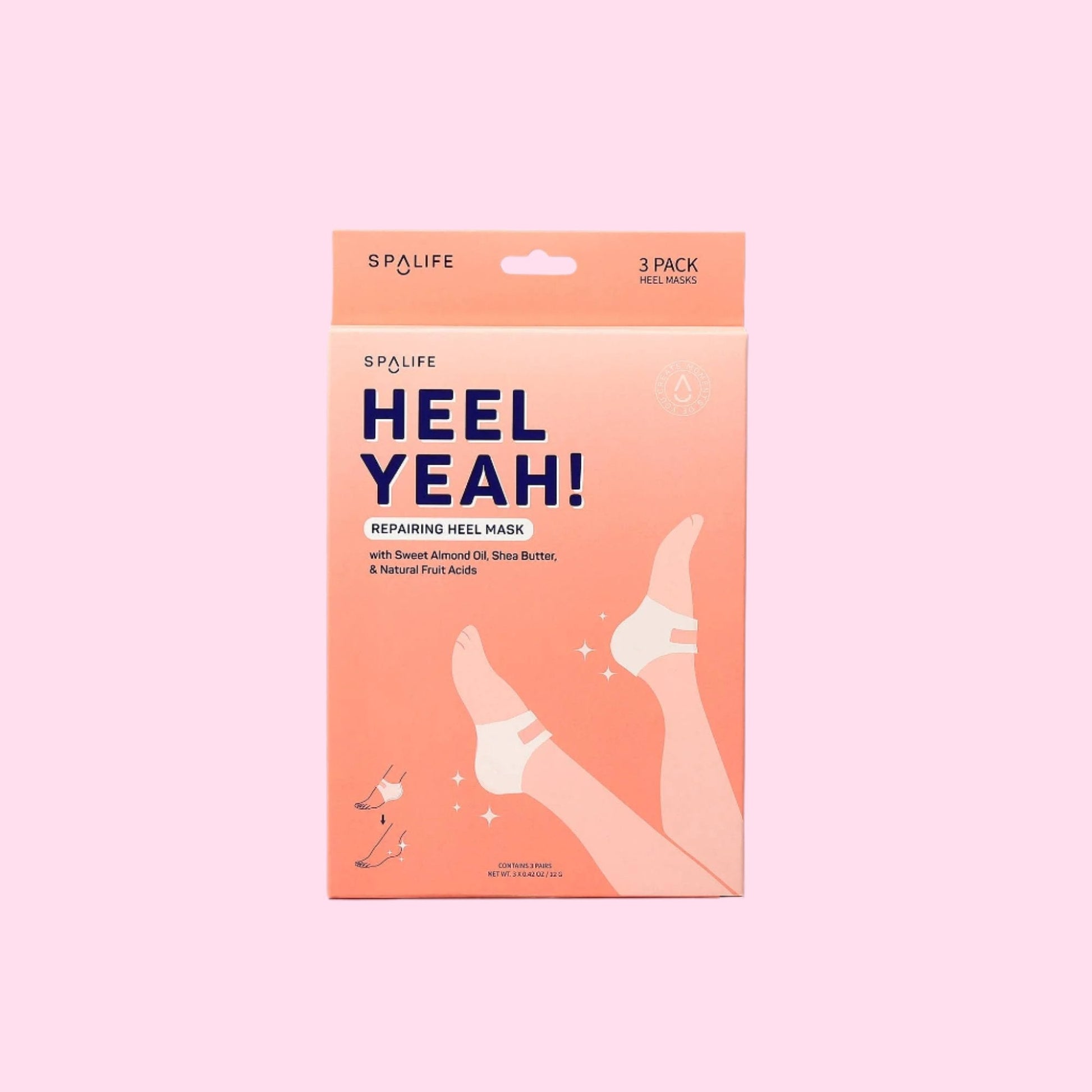 Heel Yeah! Repairing Heel Mask 3 Pack - OVERRATED