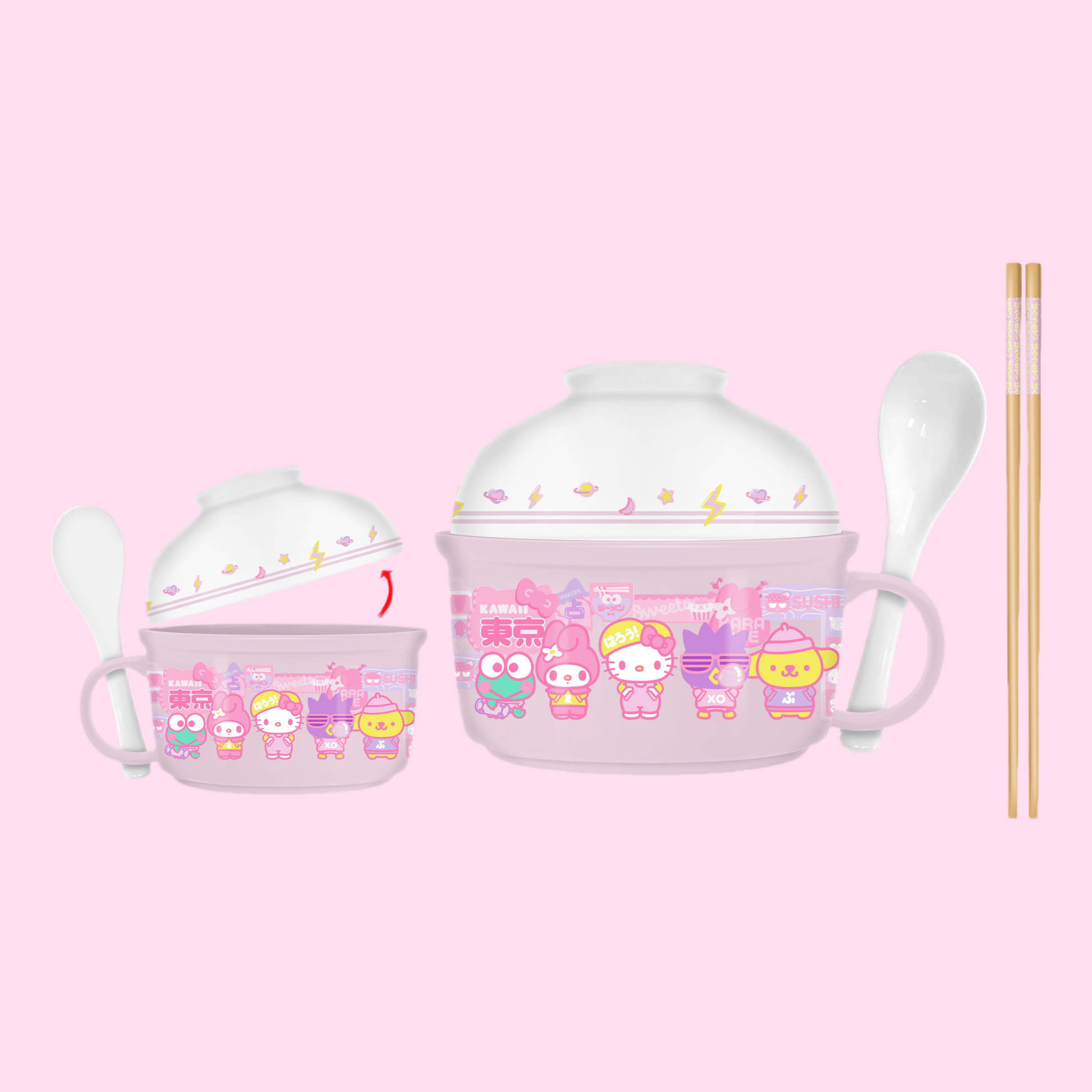 Hello Kitty 22oz Soup Mug & 13oz Bowl - OVERRATED