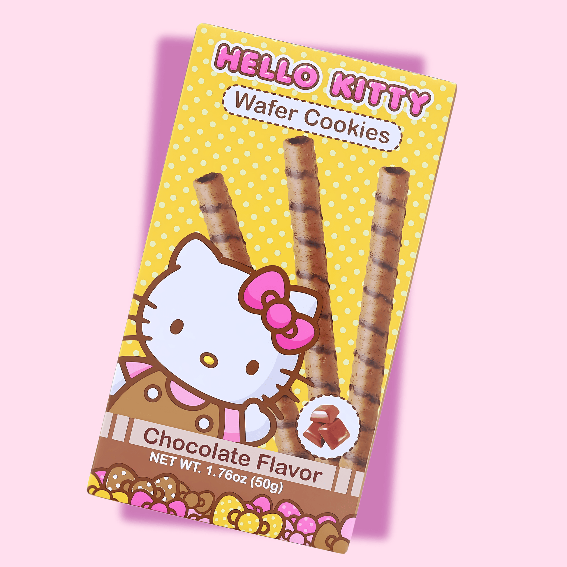 Hello Kitty Chocolate Wafer Cookies - OVERRATED