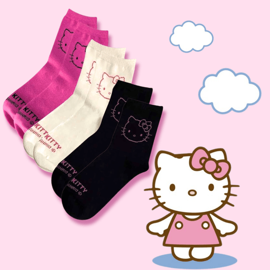 Hello Kitty Classic Crew Sock - OVERRATED