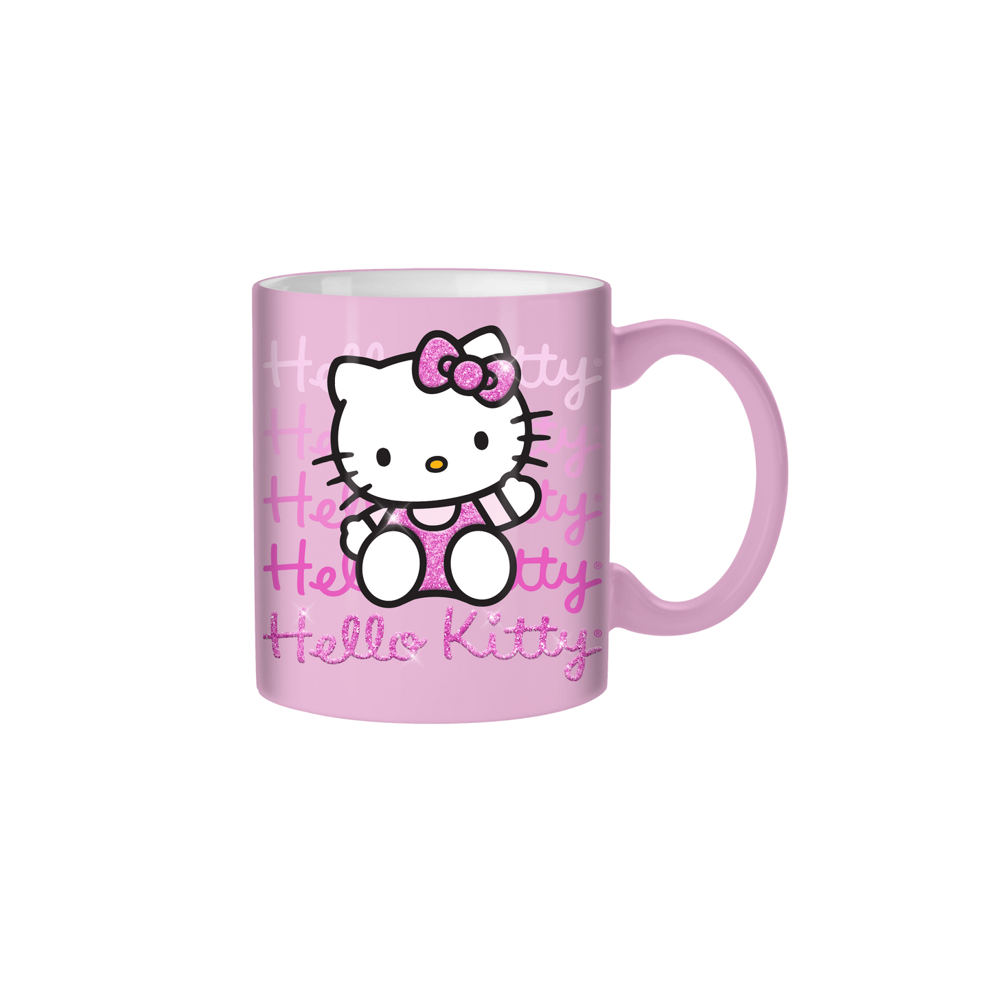 Hello Kitty Gradient Glitter 20oz Ceramic Mug - OVERRATED