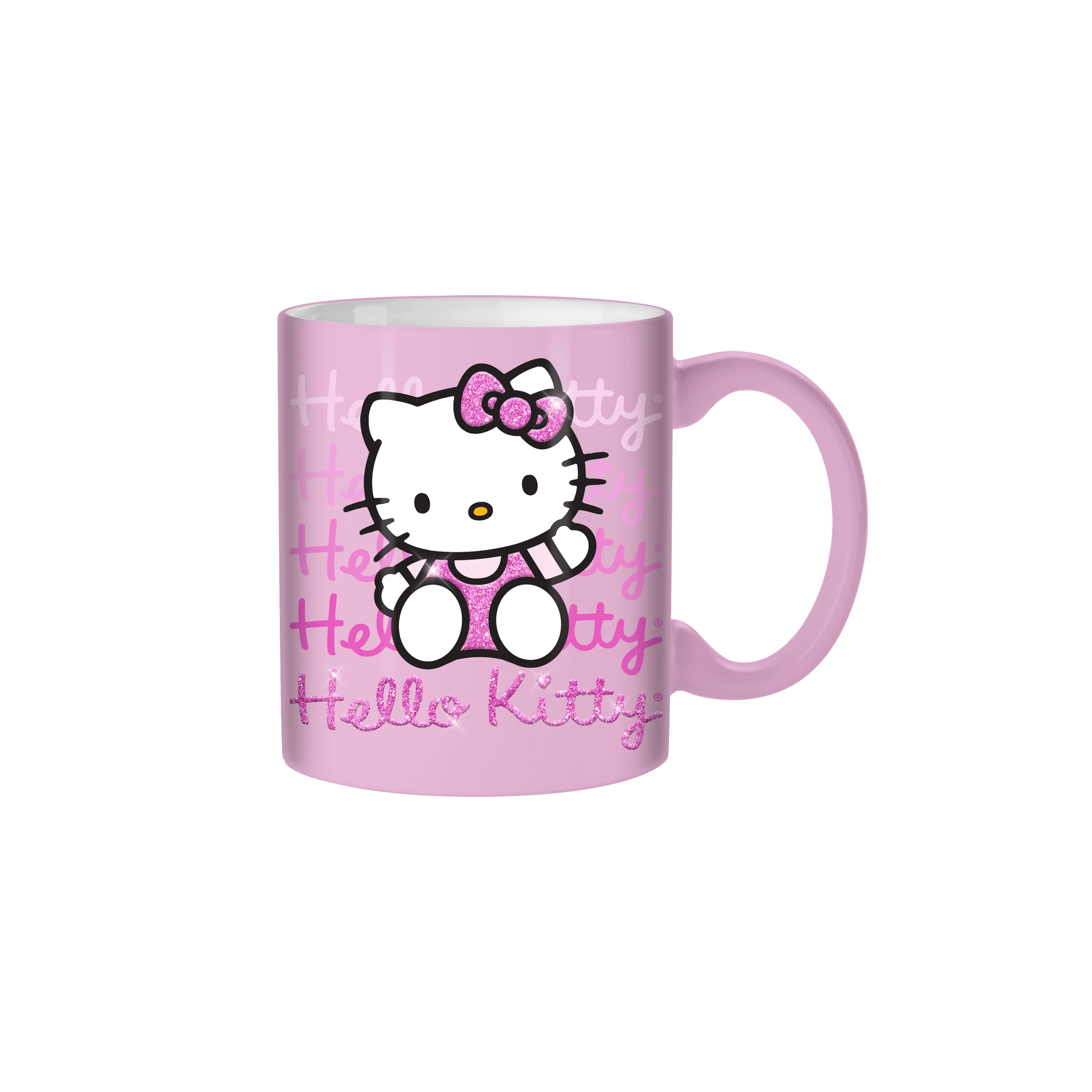 Hello Kitty Gradient Glitter 20oz Ceramic Mug - OVERRATED