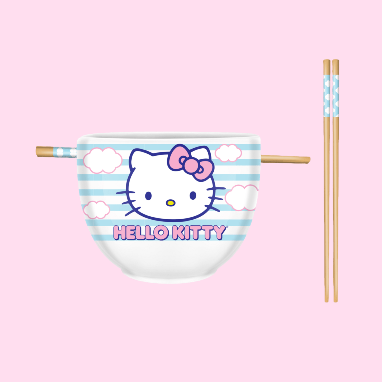 Hello Kitty Head In The Clouds 20oz Ceramic Ramen Bowl - OVERRATED