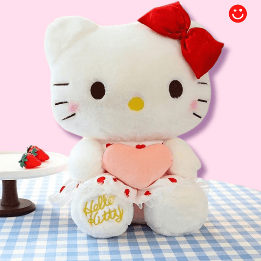 Hello Kitty Hug Size Heart Dress Plushie - OVERRATED