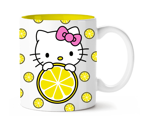 Hello Kitty Lemon Toss 20oz Ceramic Mug - OVERRATED