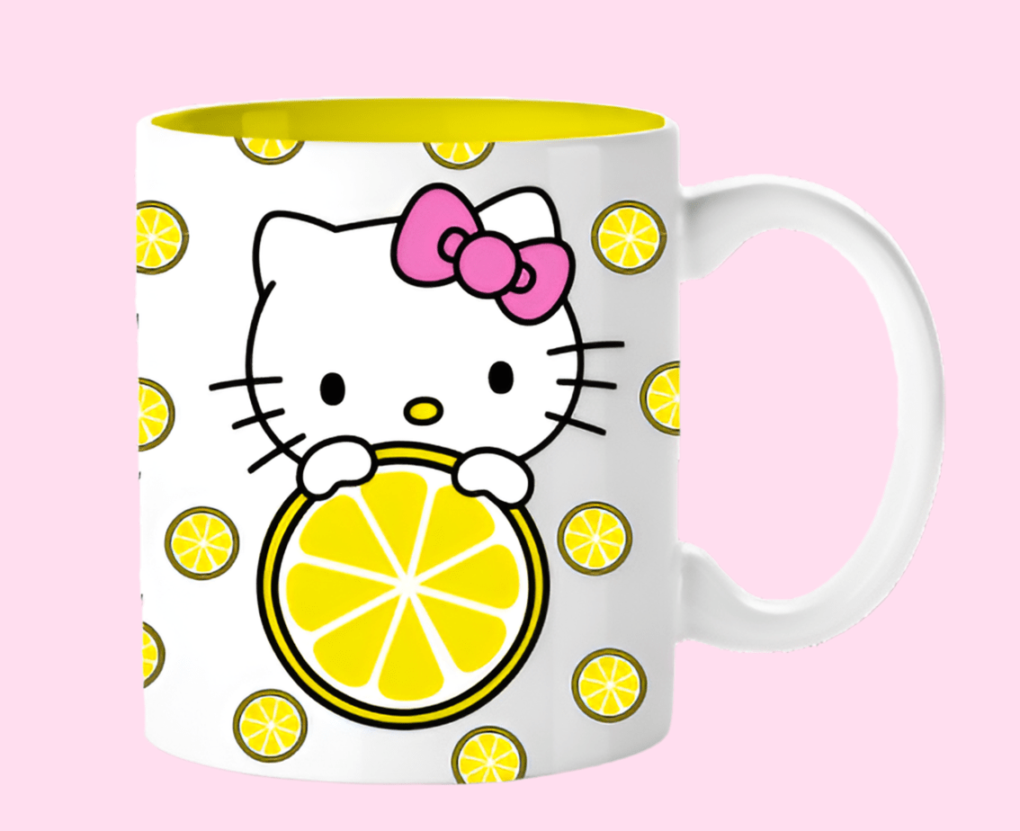 Hello Kitty Lemon Toss Ceramic Mug - OVERRATED