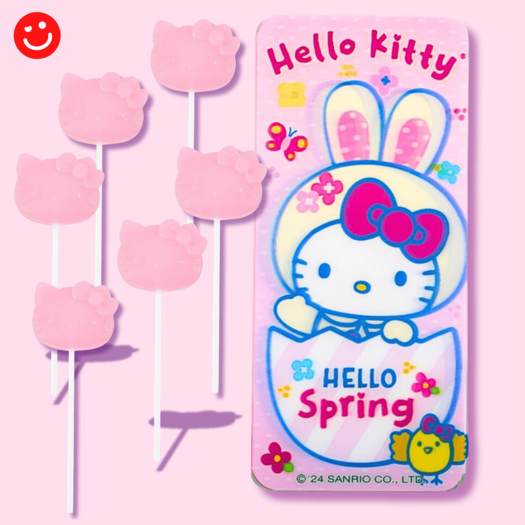 Hello Kitty Lenticular Tin Design with Lollipops - OVERRATED