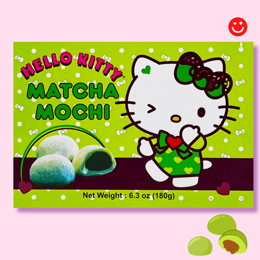 Hello Kitty Matcha Mochi - OVERRATED