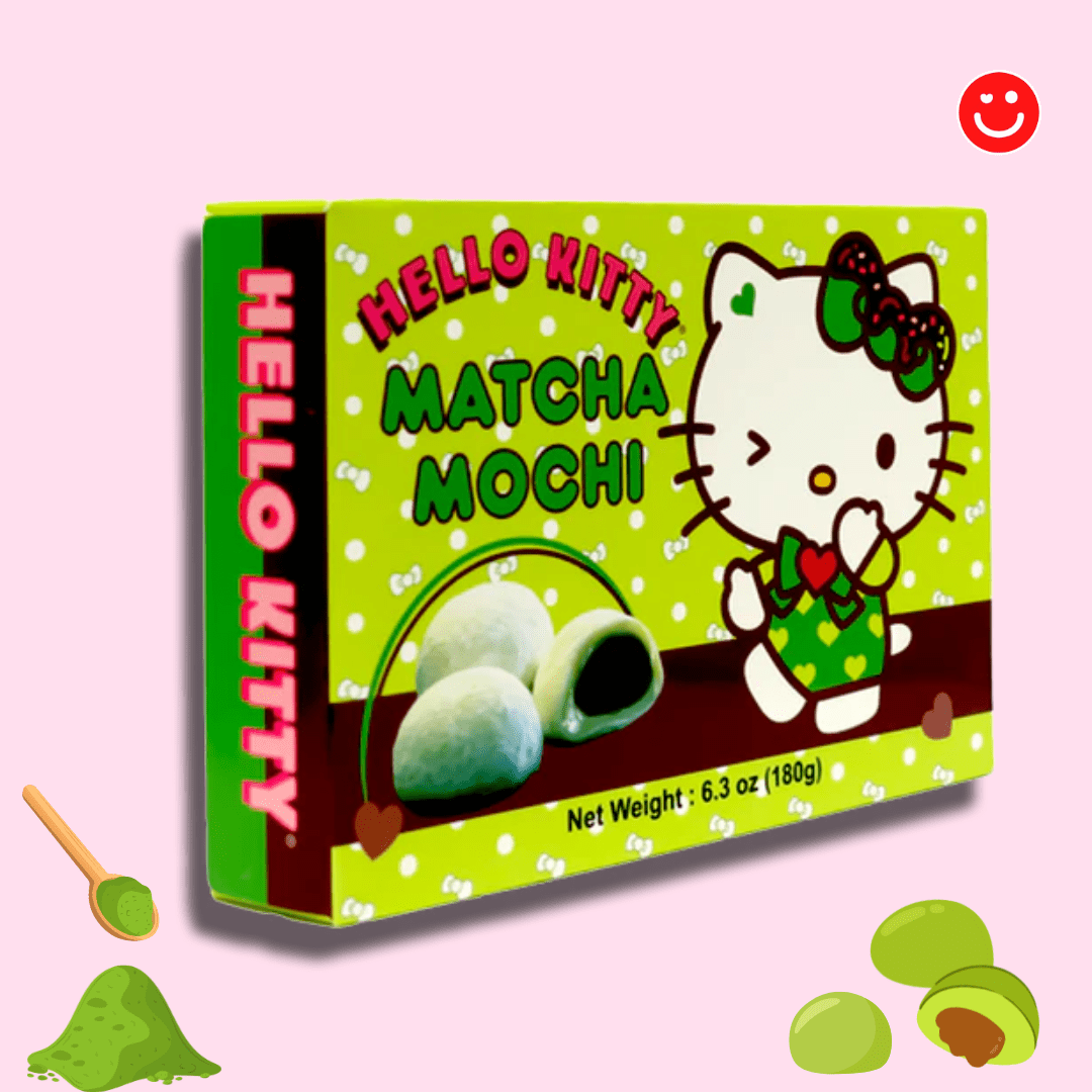 Hello Kitty Matcha Mochi - OVERRATED