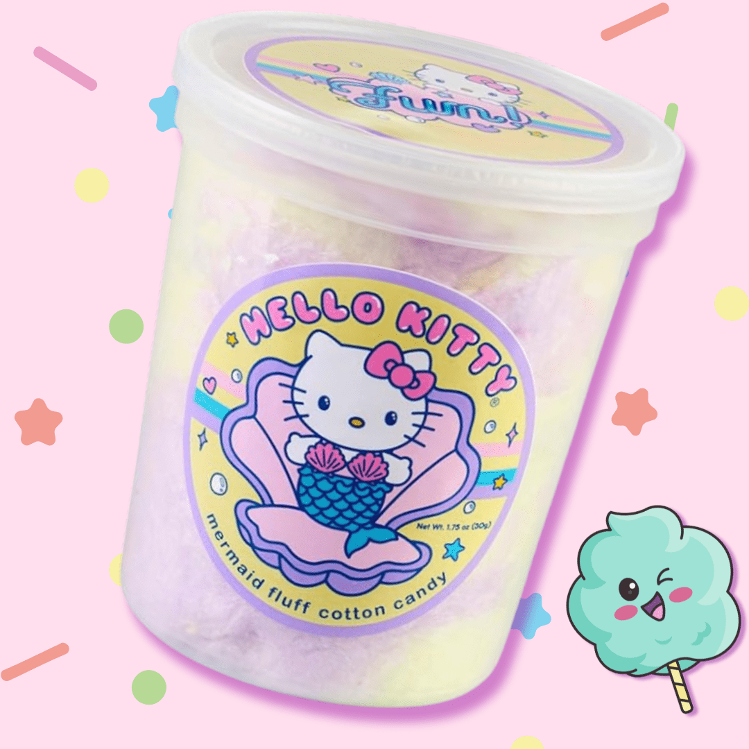 Hello Kitty Mermaid Fluff Cotton Candy Tub - OVERRATED