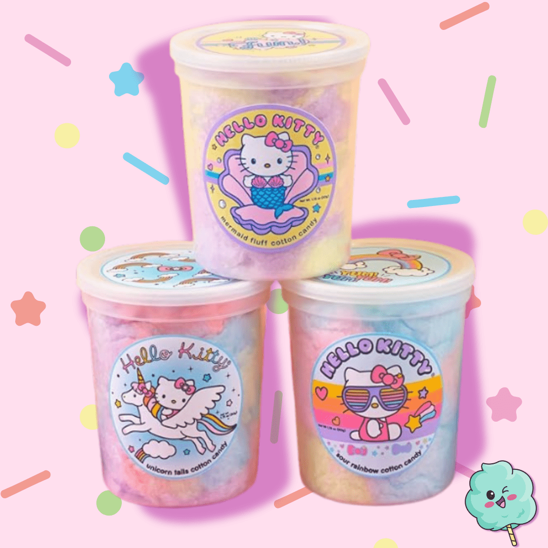 Hello Kitty Mermaid Fluff Cotton Candy Tub - OVERRATED