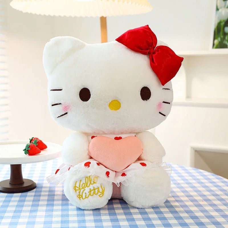 Hello Kitty Mid Size Heart Dress Plushie - OVERRATED