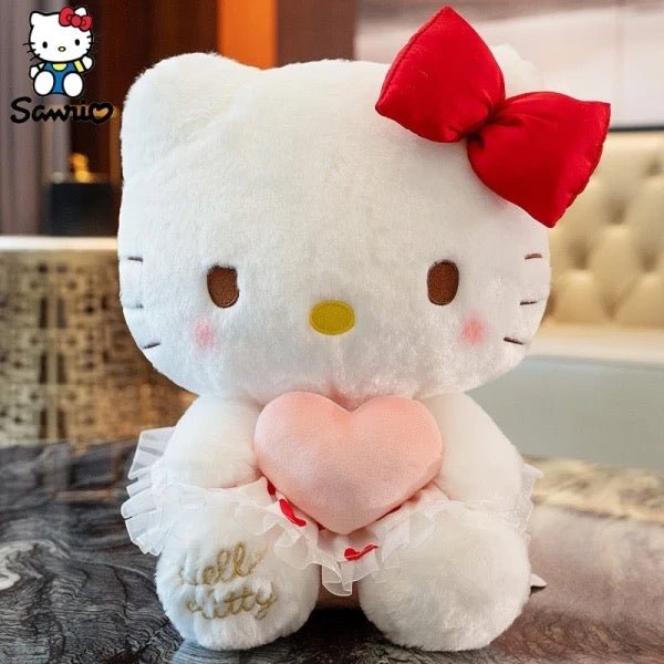 Hello Kitty Mid Size Heart Dress Plushie - OVERRATED