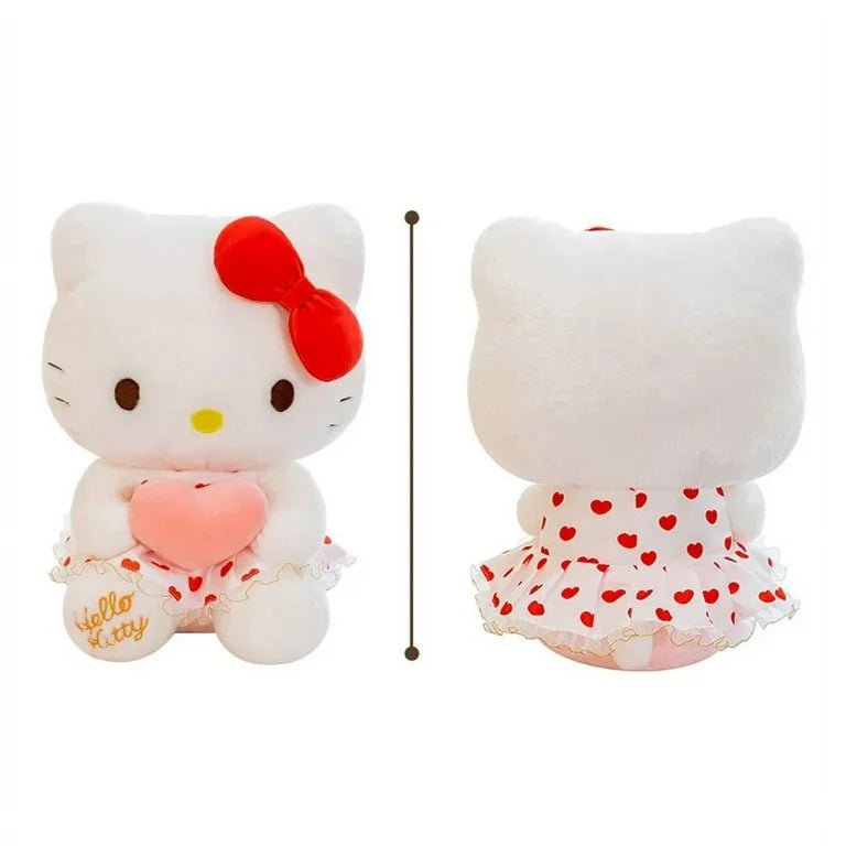 Hello Kitty Mid Size Heart Dress Plushie - OVERRATED