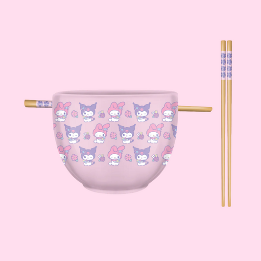 Hello Kitty My Melody And Kuromi 20oz Ceramic Ramen Bowl - OVERRATED