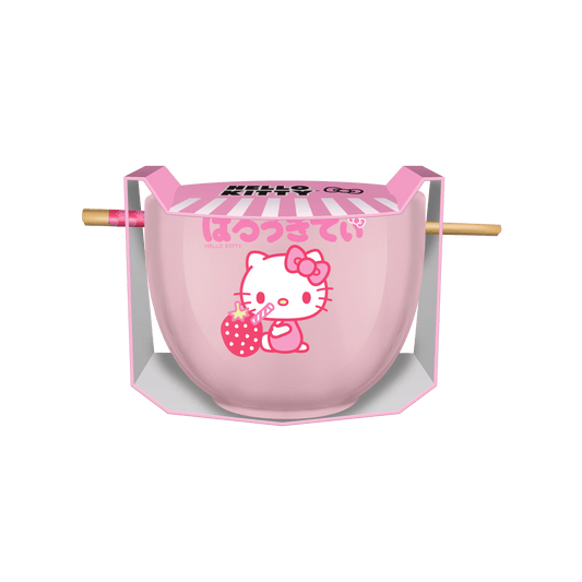 Hello Kitty Ramen Bowl with Chopsticks - OVERRATED