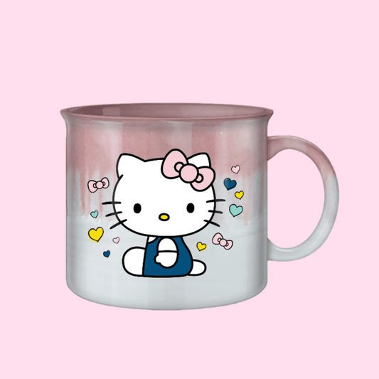 Hello Kitty Reactive Glaze 20oz Ceramic Camper Mug - OVERRATED