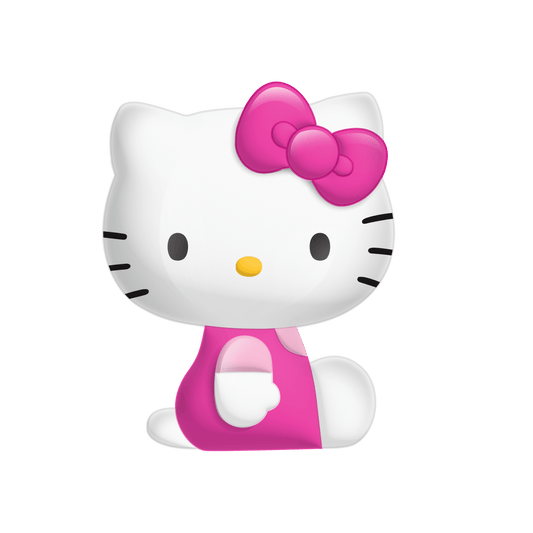 Hello Kitty Seated Pink Outfit Large Ceramic Coin Bank - OVERRATED