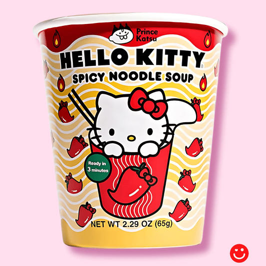 Hello Kitty Spicy Noodle Soup - OVERRATED