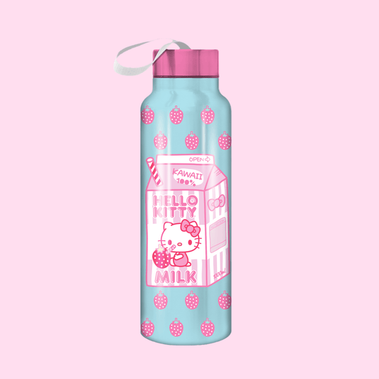 Hello Kitty Strawberry Milk 27oz Stainless Steel Waterbottle - OVERRATED