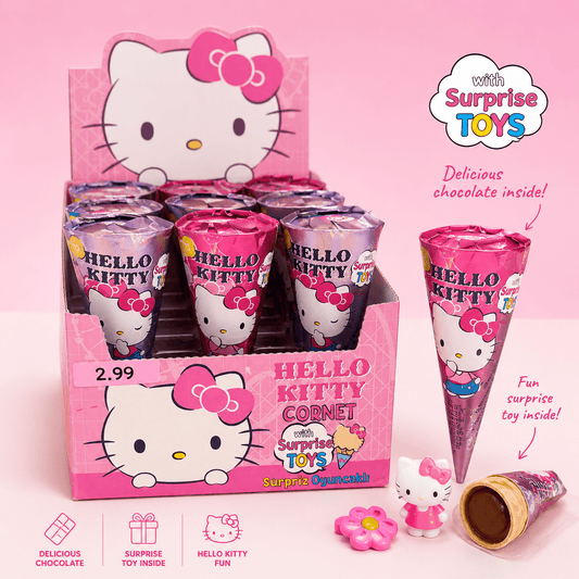 Hello Kitty Surprise Cone Chocolate & Toy - OVERRATED