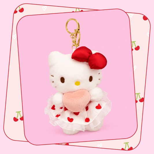 Hello Kitty Sweetheart Plush Keychain - OVERRATED