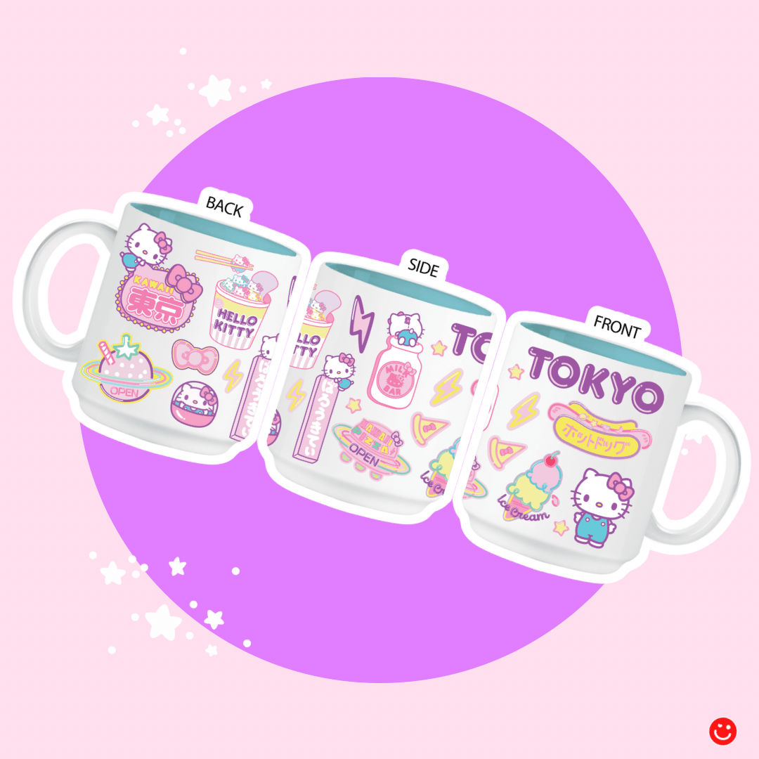 Hello Kitty Tokyo Destination 13oz Single Stackable Ceramic - OVERRATED