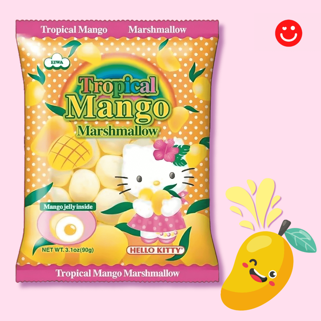 Hello Kitty Tropical Mango Marshmallow - OVERRATED