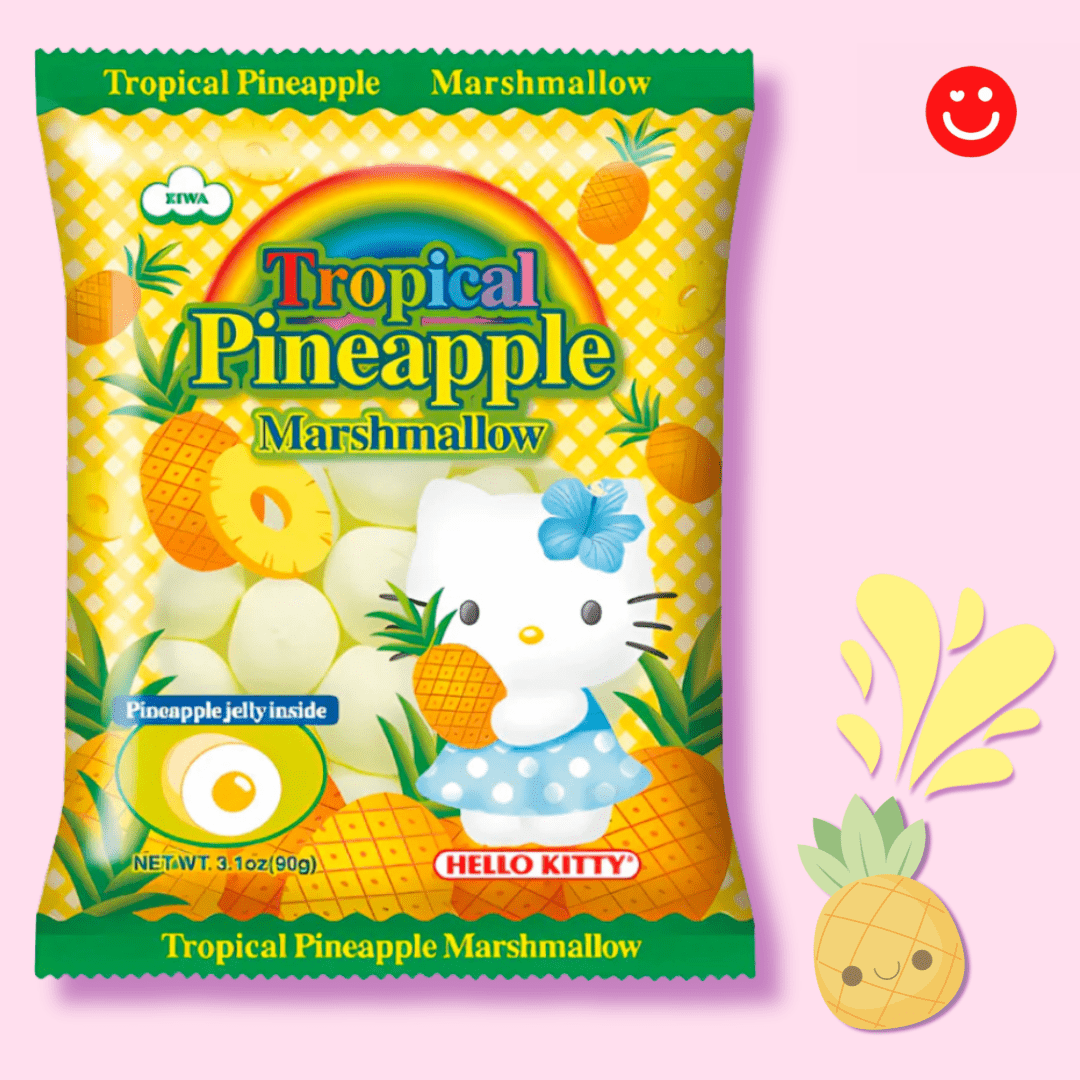 Hello Kitty, Tropical Pineapple Marshmallow - OVERRATED