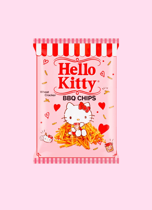 Hello Kitty Wheat Cracker Barbeque Chips - OVERRATED