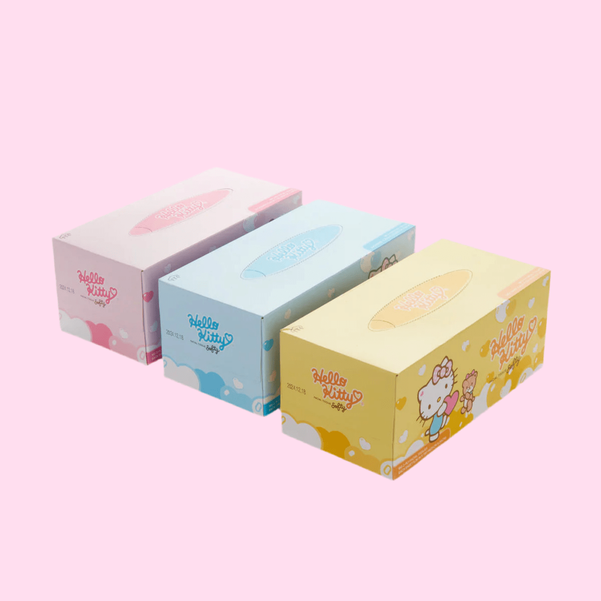 Hello Kitty White Facial Tissue - OVERRATED