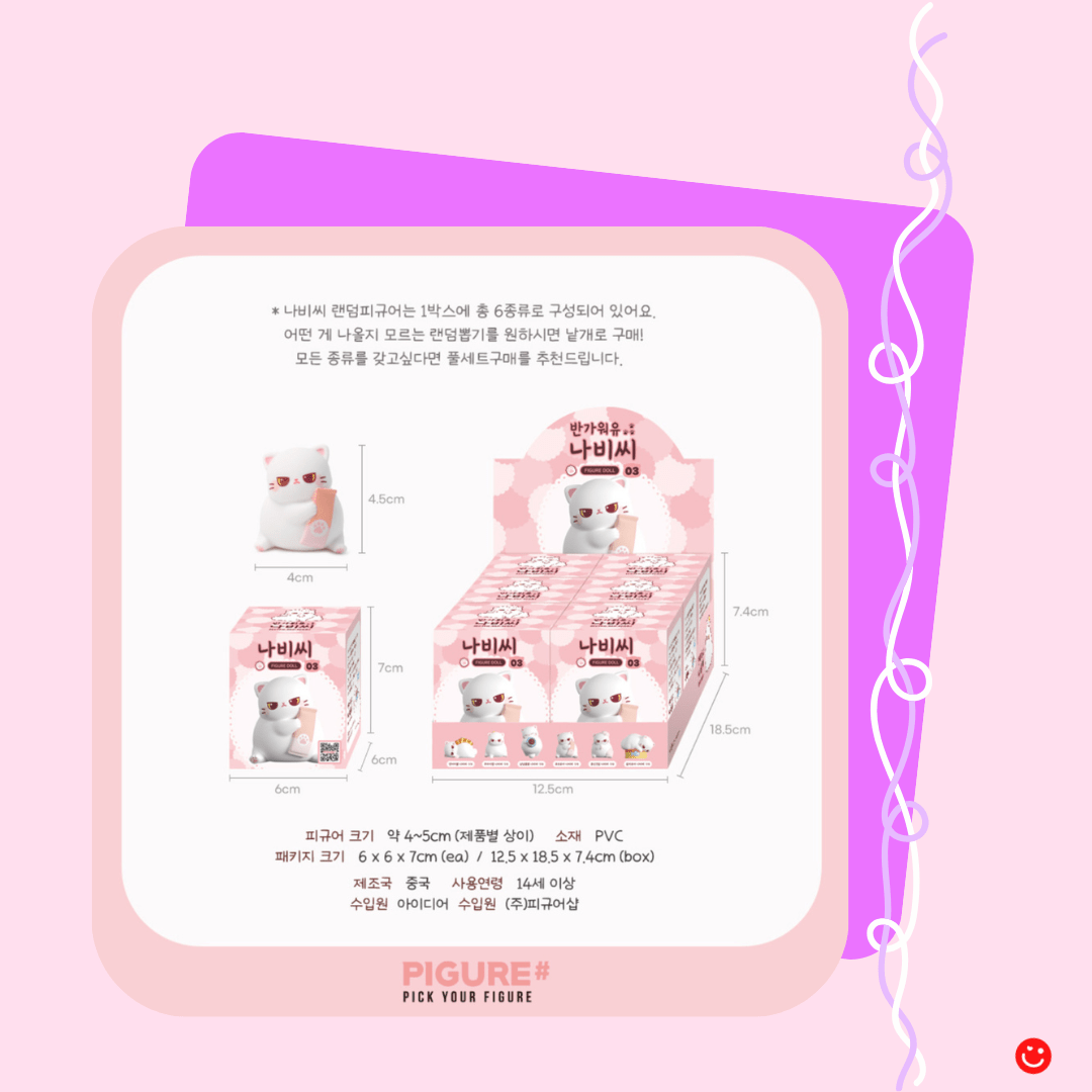 Hello, Mr. Nabi Cat Collectable Random Figure Ver.3 - OVERRATED