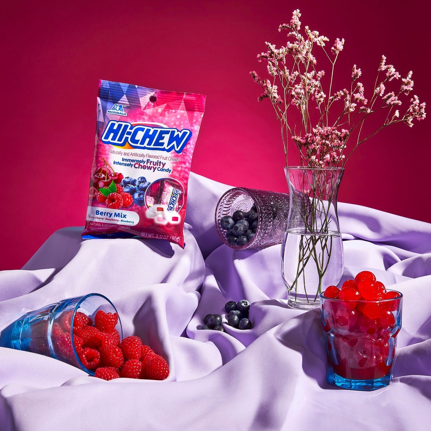 Hi-Chew berry mix blueberry black cherry flavors bag - Overrated Korean Beauty & More