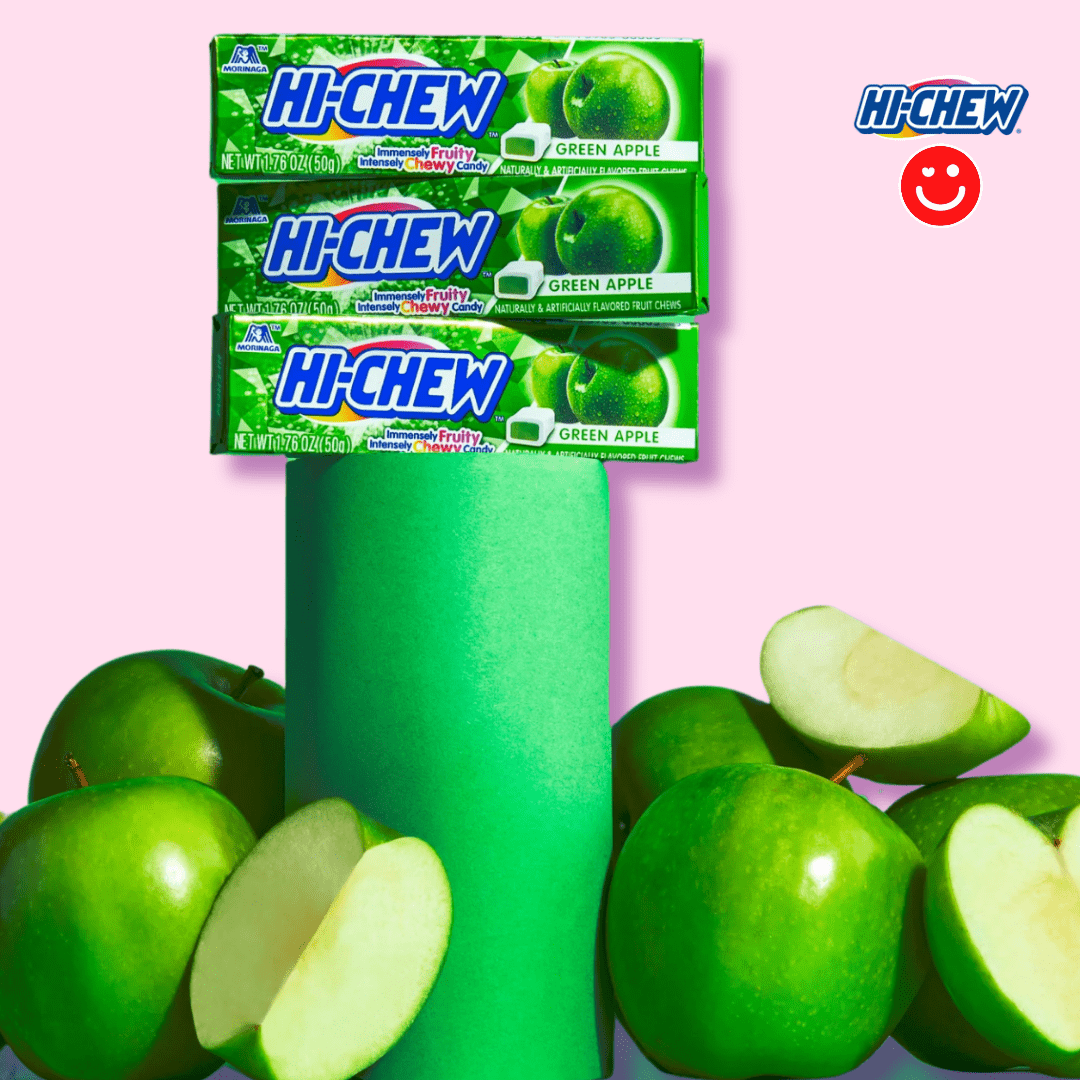 Hi - Chew Green Apple Flavored Candy - OVERRATED