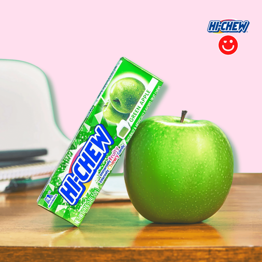 Hi - Chew Green Apple Flavored Candy - OVERRATED