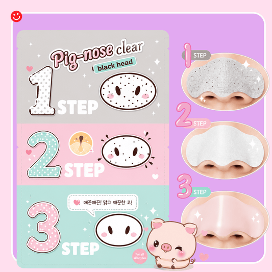 Holika Holika Pig Nose Clear Blackhead 3 - Step Kit - OVERRATED