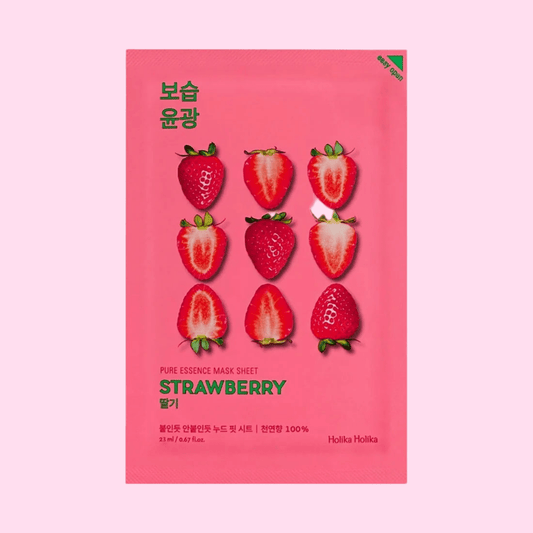 Holika Holika Pure Strawberry Essence Sheet Mask - OVERRATED