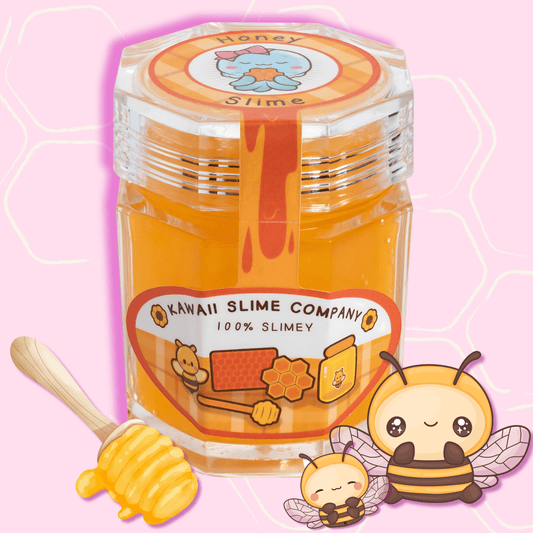 Homemade Local Kawaii Honey Slime Jar - OVERRATED