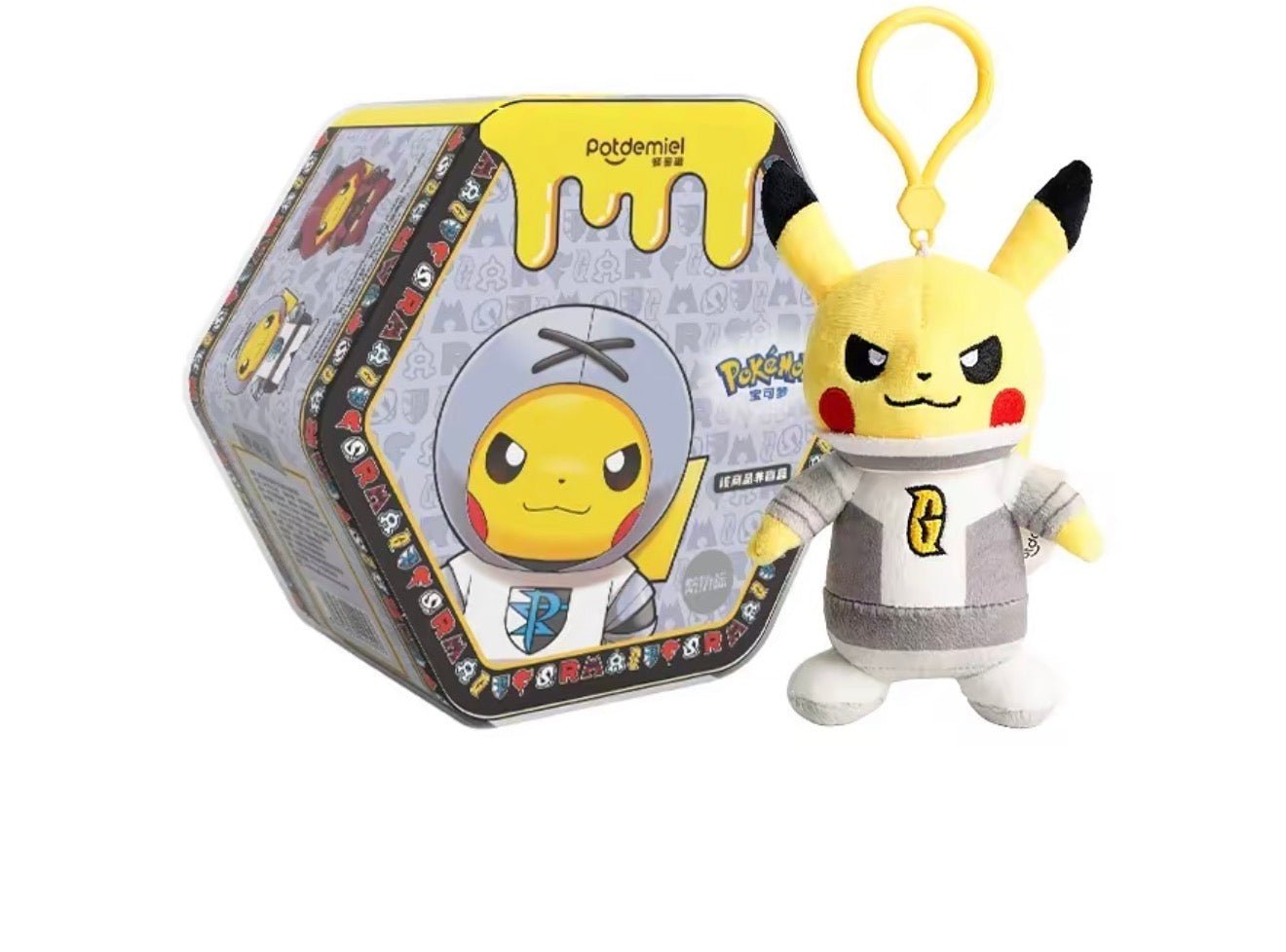 Honey Jar × Pokémon “Mischievous Pikachu” Series Plush Keychain Blind Box — Single Box / Full Set of 8 - OVERRATED