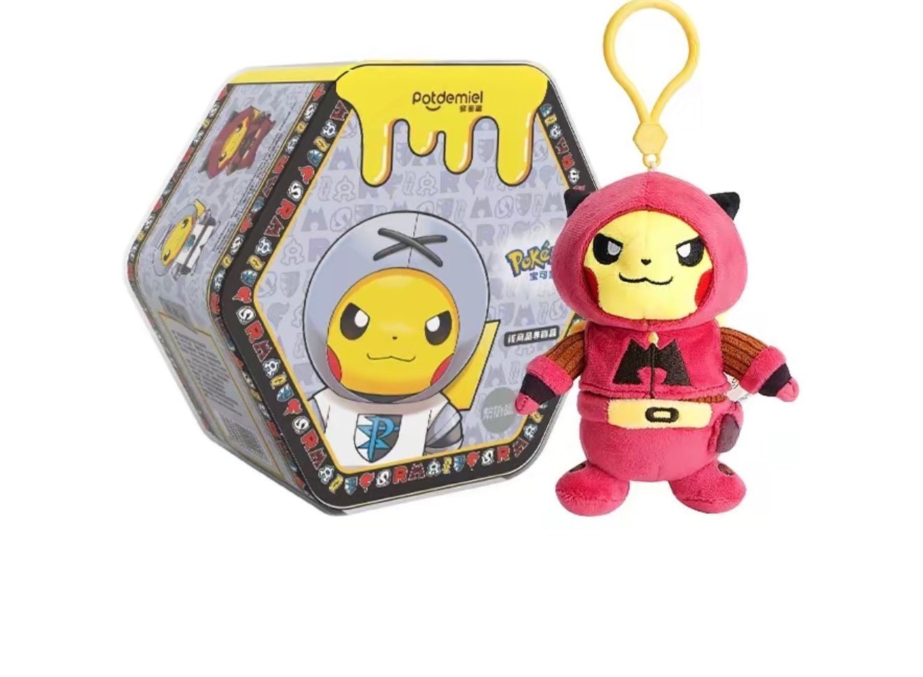 Honey Jar × Pokémon “Mischievous Pikachu” Series Plush Keychain Blind Box — Single Box / Full Set of 8 - OVERRATED