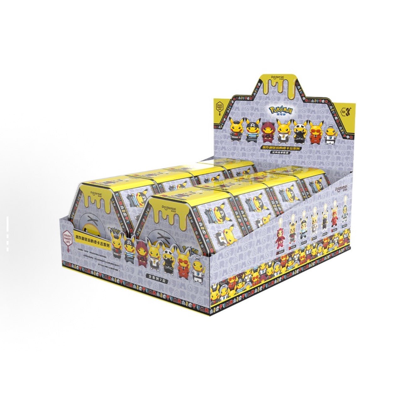 Honey Jar × Pokémon “Mischievous Pikachu” Series Plush Keychain Blind Box — Single Box / Full Set of 8 - OVERRATED