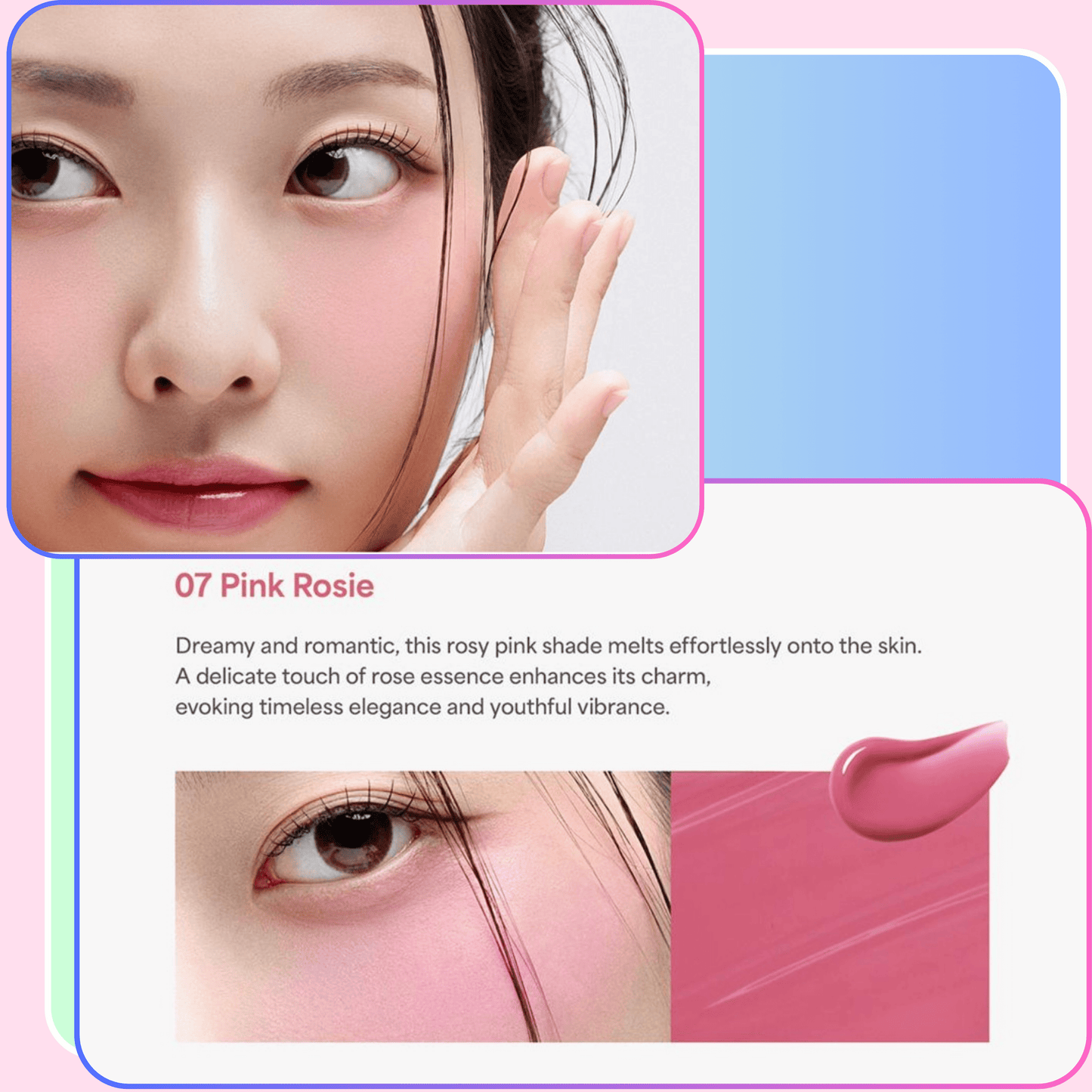 House of Hur Moist Ampoule Blusher 07 Pink Rosie - OVERRATED